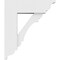 Ekena Millwork Standard Olympic Architectural Grade PVC Bracket with Traditional Ends, 3"W x 12"D x 14"H BKTP03X12X14OLY01 - alternate 2